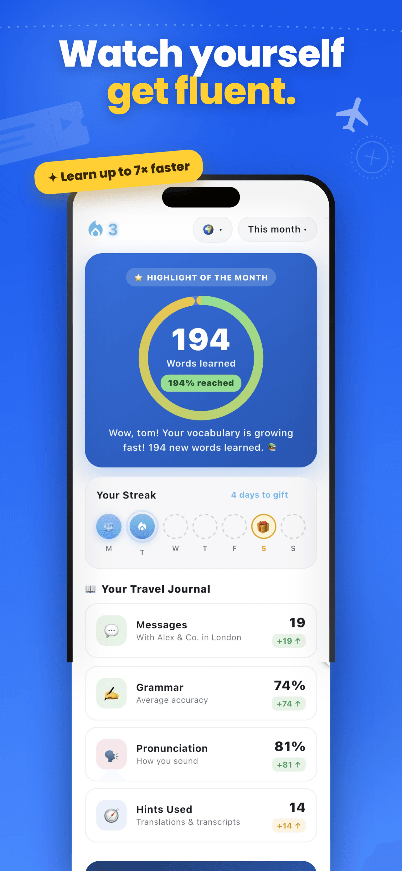 Track your progress